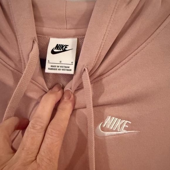 Nike Women's Pink Hoodie - Picture 2 of 4